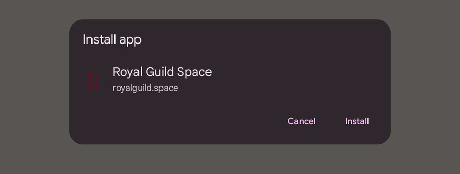 Tap Install to confirm